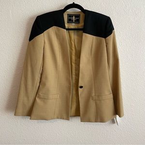 NWT Academy Awards Oscars Women’s Beige Black Multicolor Vintage Blazer